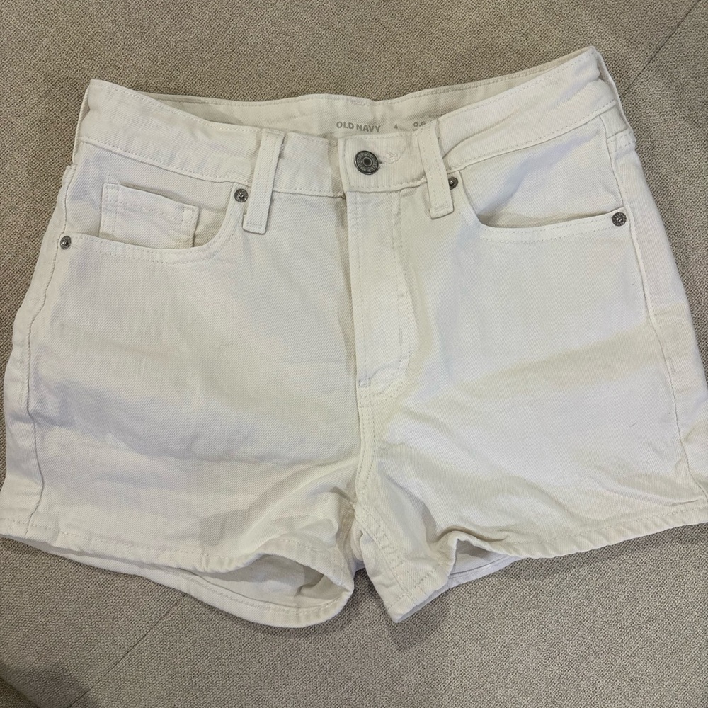 Old Navy White Denim Jean Shorts
